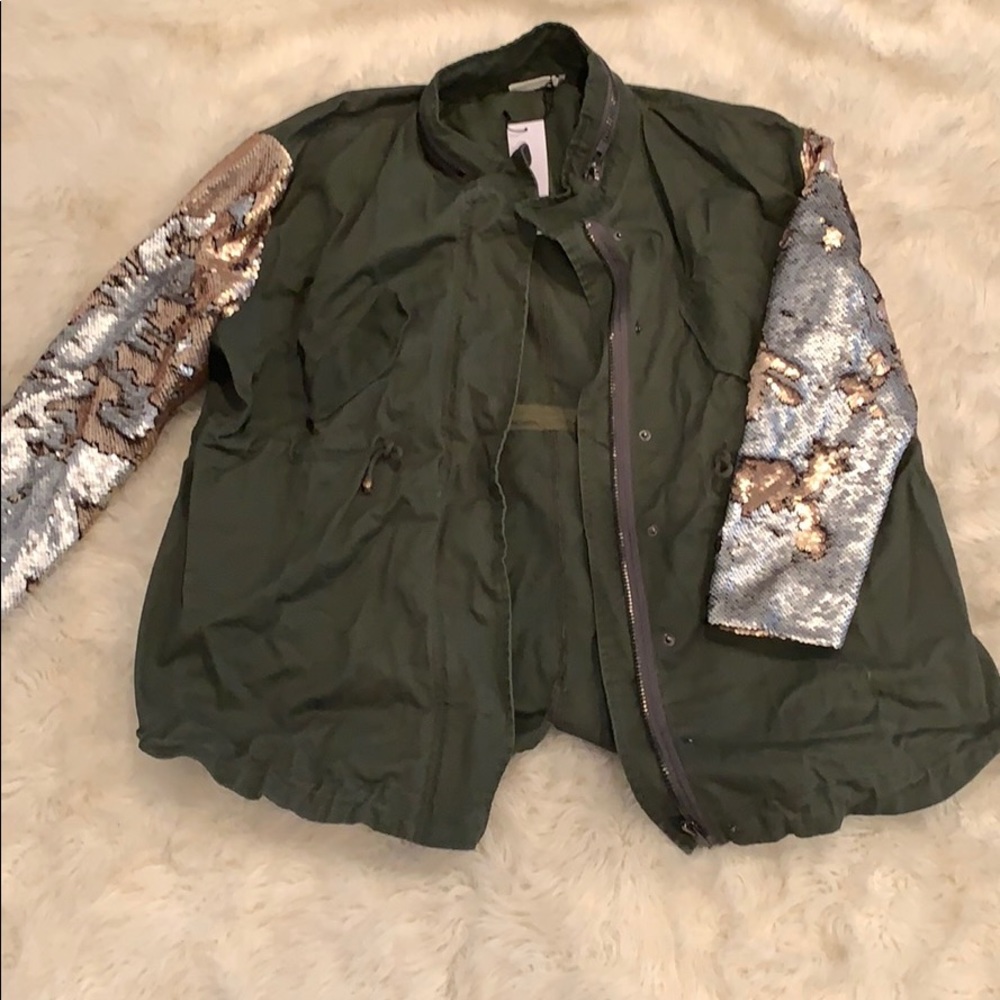Olive Green Military Jacket